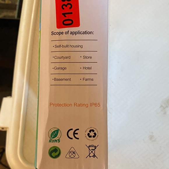 Orange Solar LED Light - Picture 2 of 3